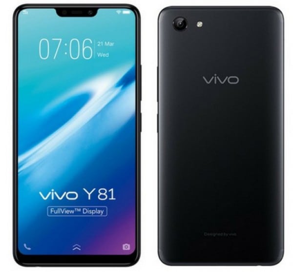 فيفو تطلق هاتف vivo Y81 من الفئة المتوسطة بمواصفات مميزة، وسعر رخيص