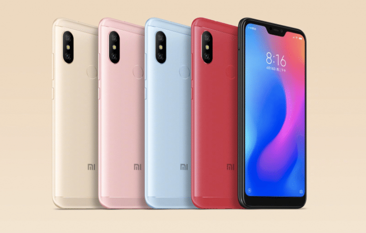 رسميا- شاومي تطلق هاتف Xiaomi Redmi 6 Pro ، كأول هاتف شاومي ريدمي مع نوتش!