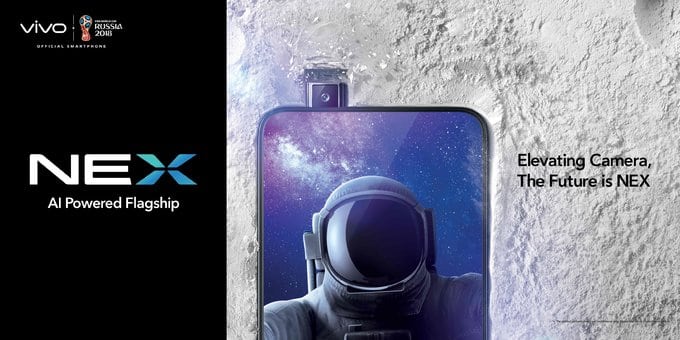 رسميا- هاتف Vivo NEX الجديد، بلا حواف بلا نوتش، مستشعر بصمات أصابع مدمج وكاميرا منبثقة!