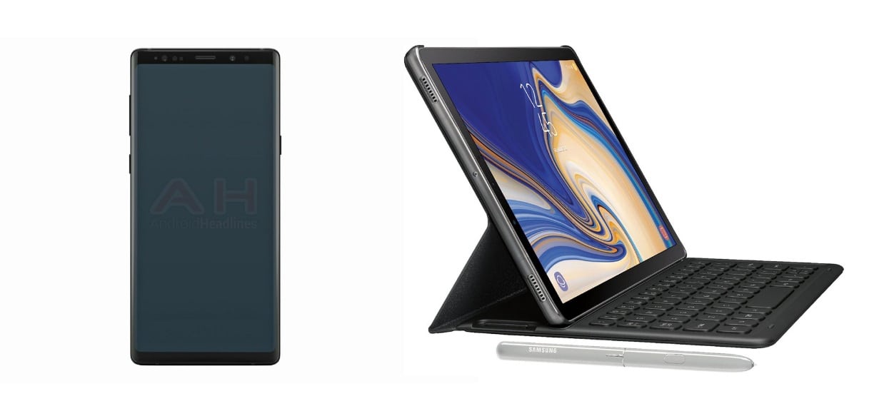 بالصور- تسريبات Samsung Galaxy Note 9 و Galaxy Tab S4 !