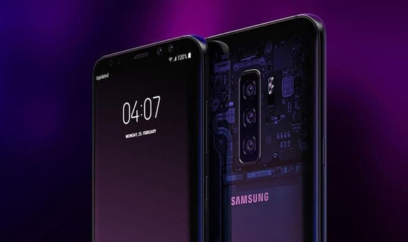 من الممكن أن يأتي هاتف Galaxy S10 ببصمة مدمجة في الشاشة وعدسة واسعة