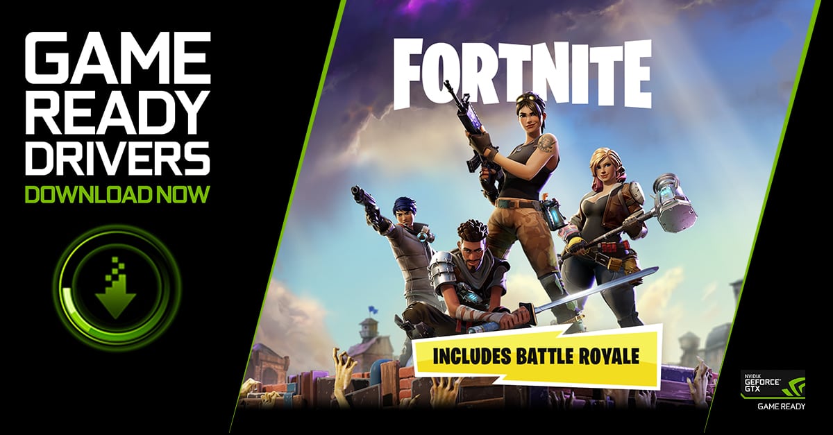 سلاحك في يدك & GEFORCE GTX !! في حاسبك .. أنت الآن مستعد لملحمة جديدة في فورت نايت