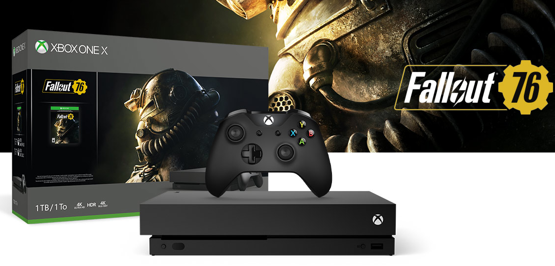 الكشف عن الحزمة الخاصة من Xbox One X للعبة Fallout 76