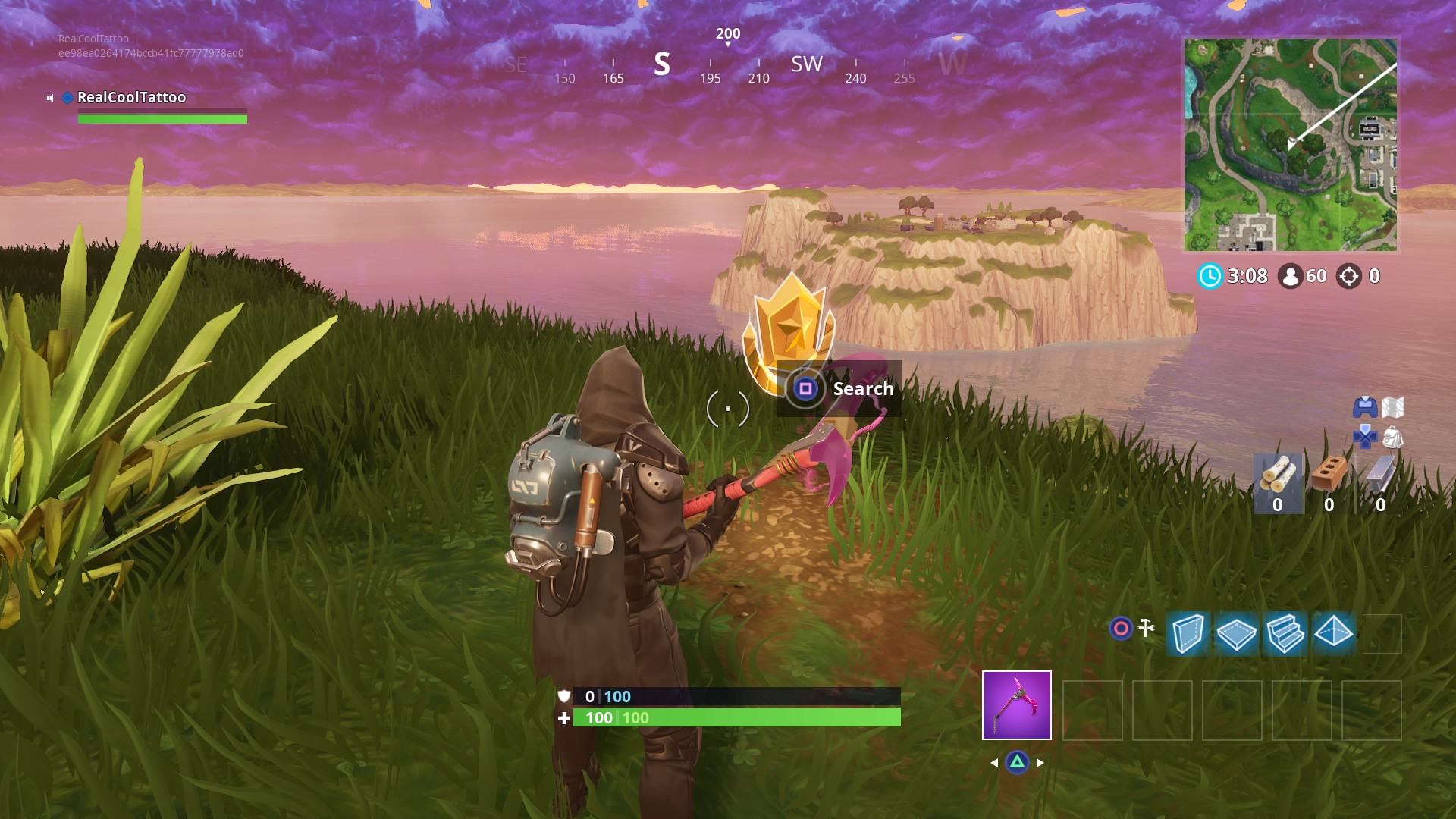 كيفية إنهاء تحدي Search between three Oversized seats في Fortnite