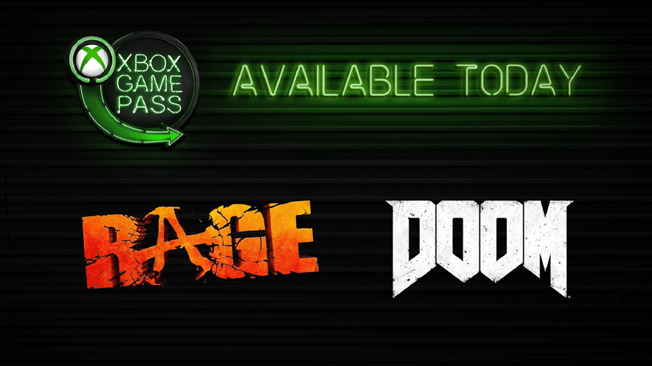 لعبتي Doom و Rage تنضم إلي مكتبة ألعاب Xbox Game Pass