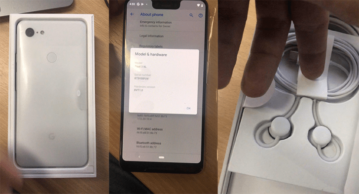 شاهد أحدث الصور المسربة لهاتف وعلبة هاتف جوجل المرتقب Pixel 3 XL