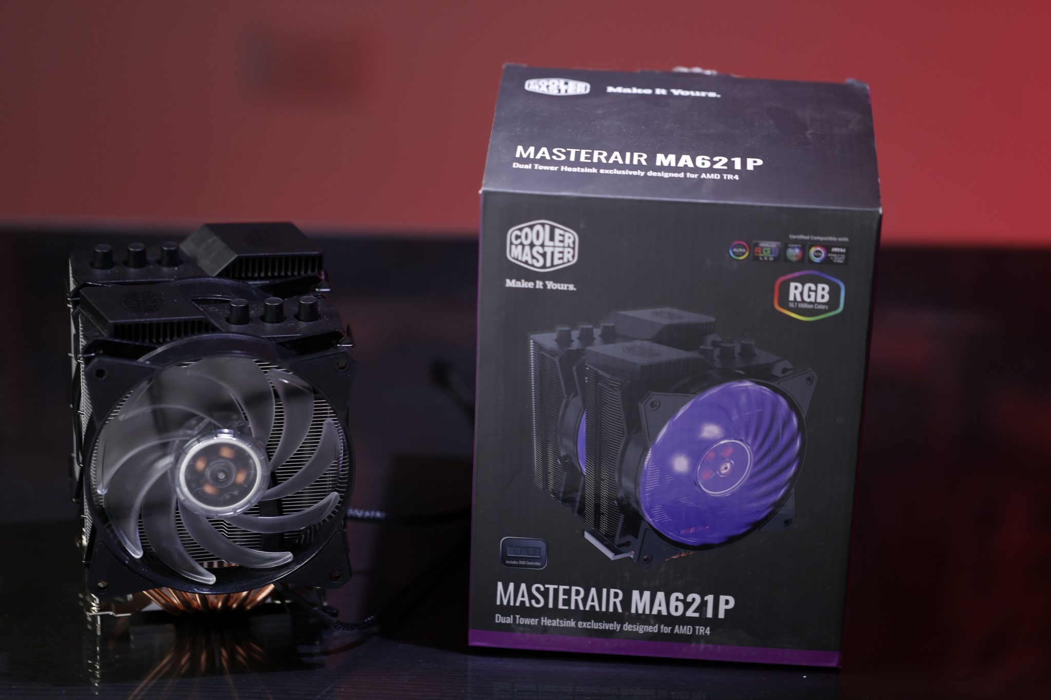 مراجعة مشتت Master Air MA621P مع المعالج Threadripper 2950X
