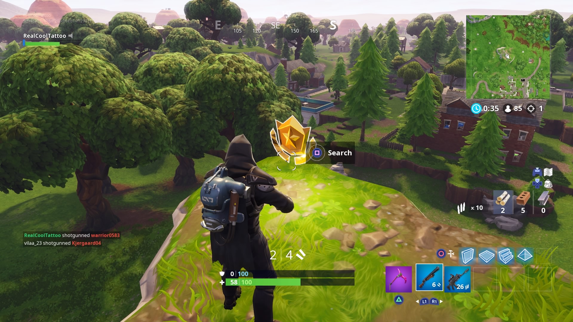 كيف تكمل تحدي الـ Shifty Shafts Treasure Map في Fortnite