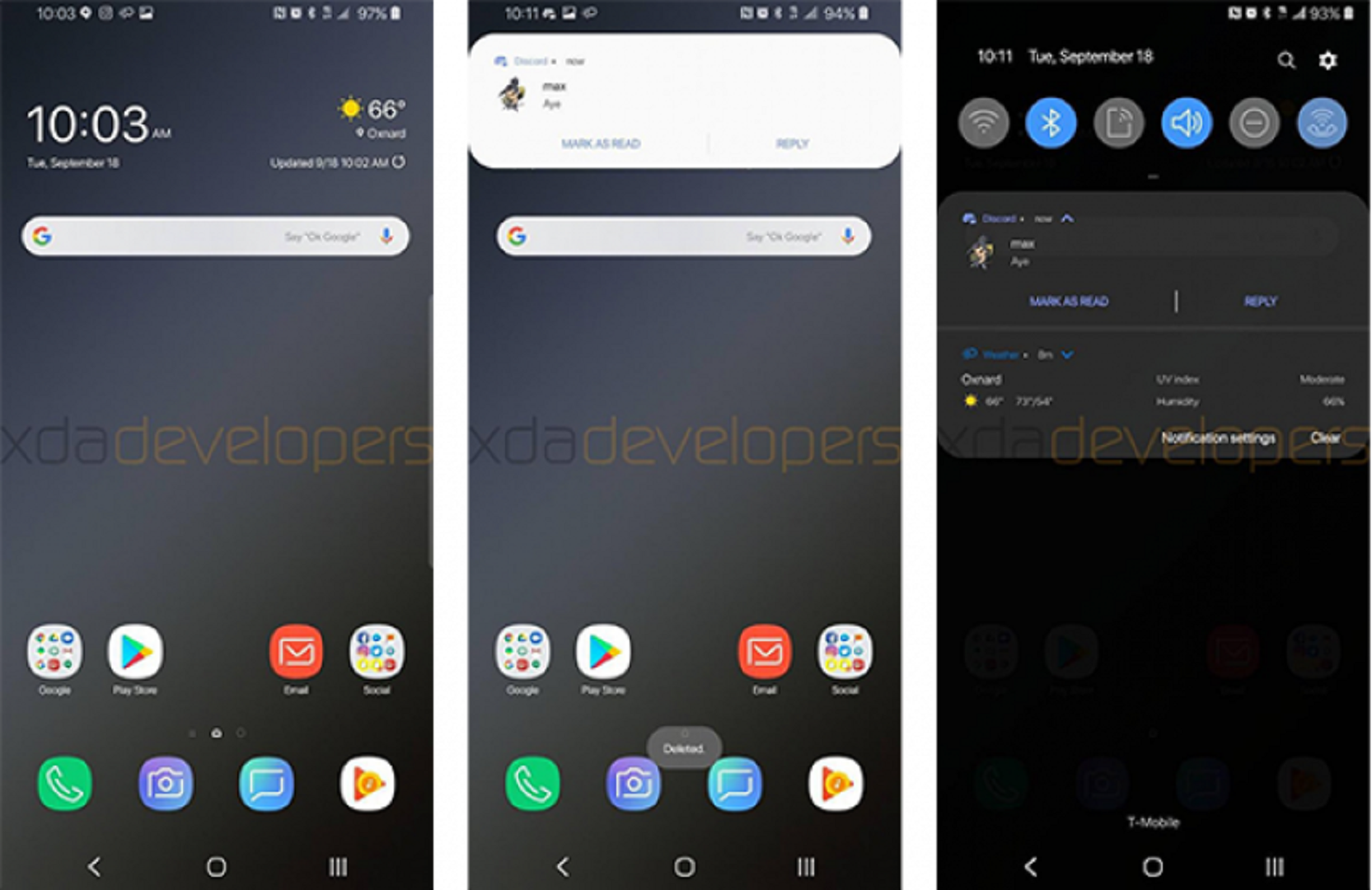شاهد: صور مسربة لواجهة سامسونج Samsung Experience 10.0 على تحديث Android Pie