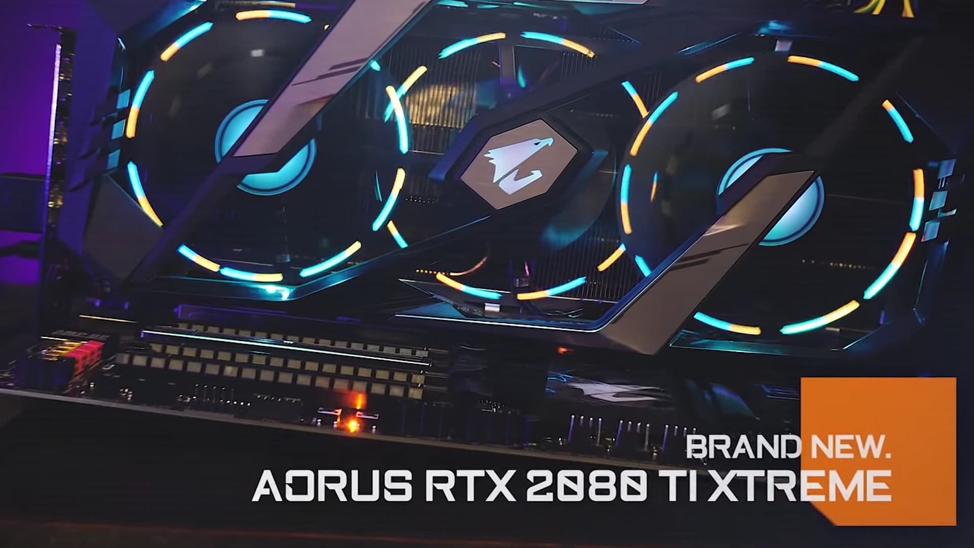 شاهد معنا أولى صور وحش جيجابايت الجديد AORUS RTX 2000 XTREME