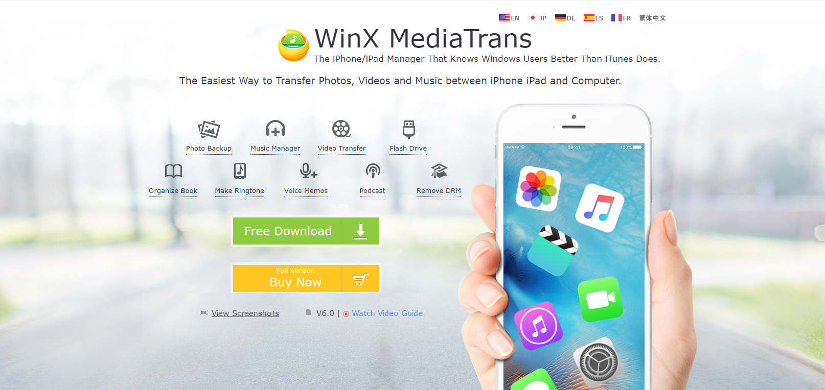 تعرف على WinX MediaTrans أفضل بديل لبرنامج iTunes