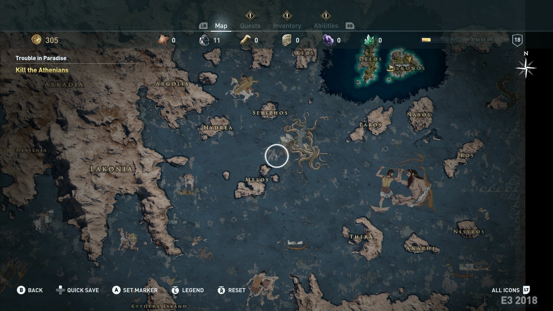 Assassin's Creed Odyssey Map