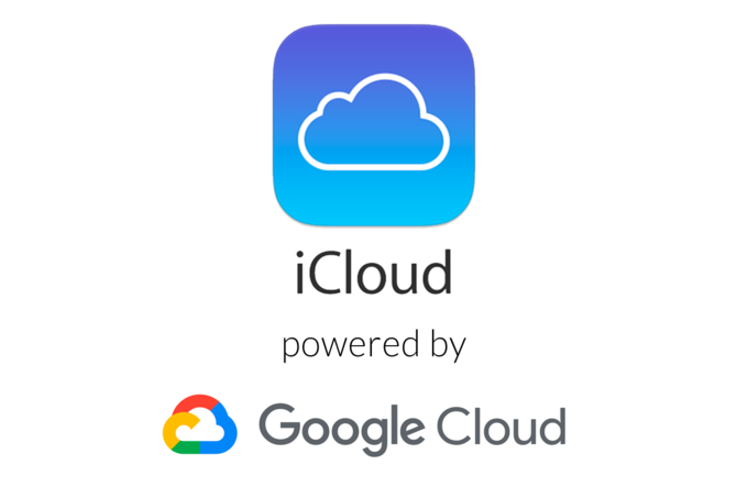 أبل تعلن أنها تستخدم خوادم جوجل السحابية من أجل iCloud
