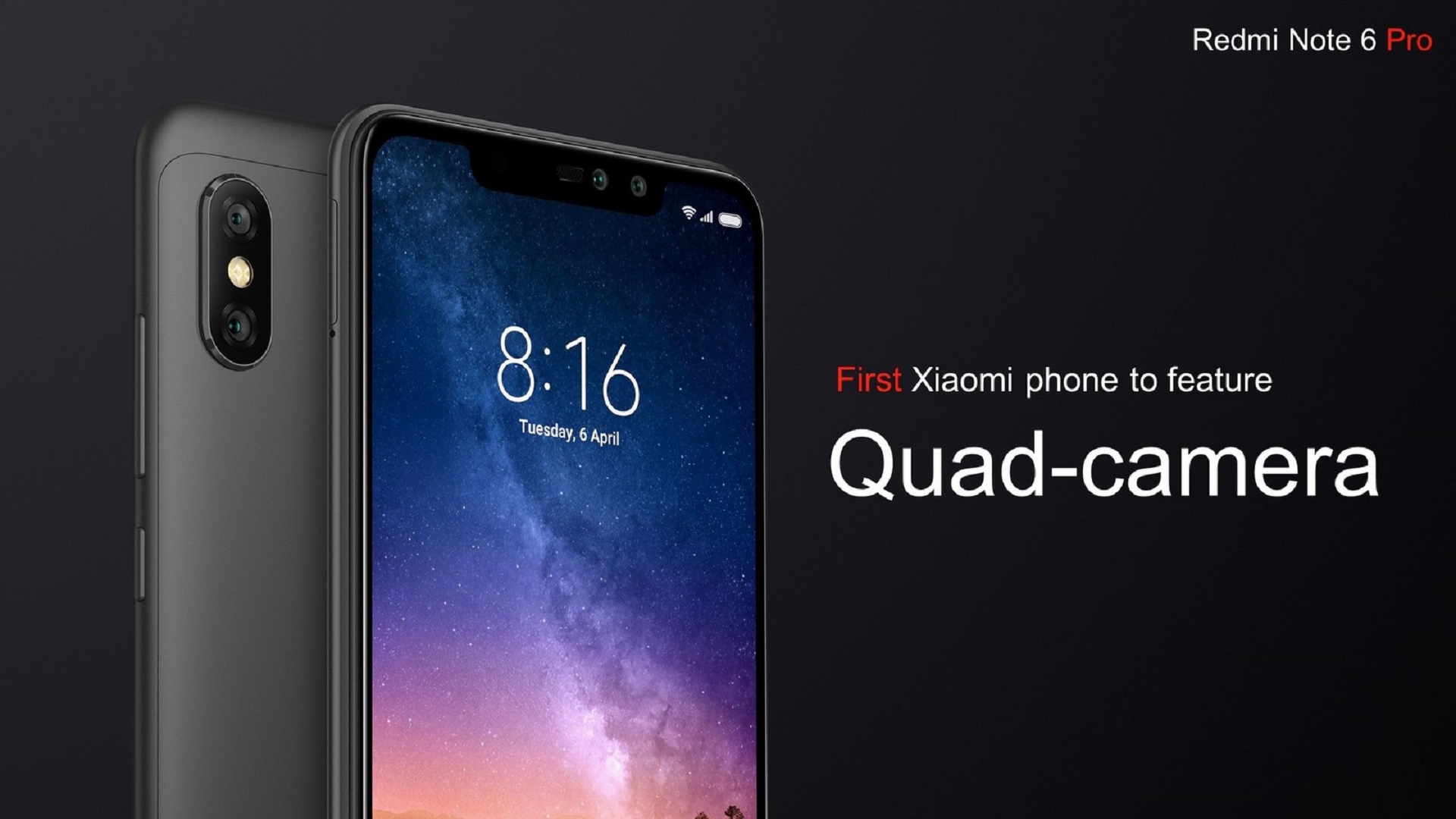 شاومي تعلن عن هاتفها الجديد Redmi Note 6 Pro