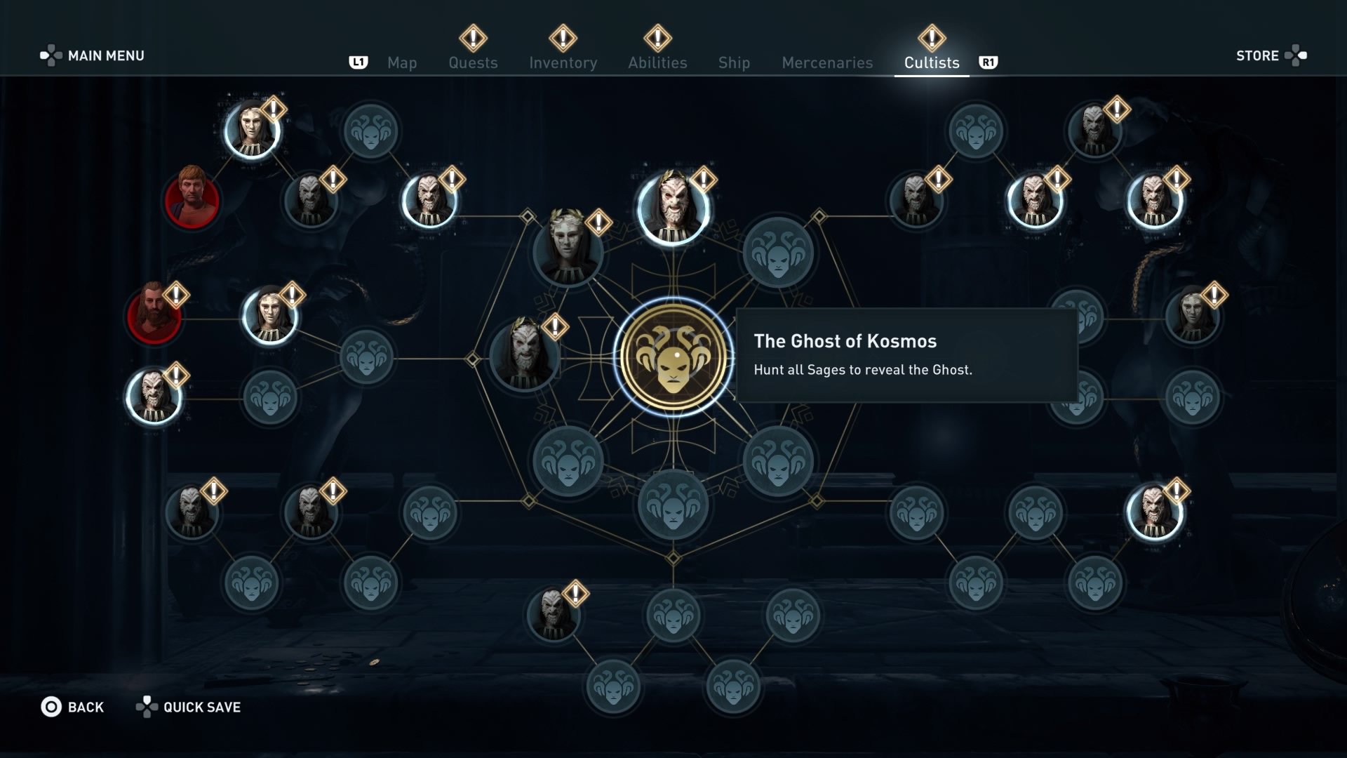 أين يمكنكم إيجاد أفراد جماعة Cult of Kosmos في Assassin's Creed Odyssey