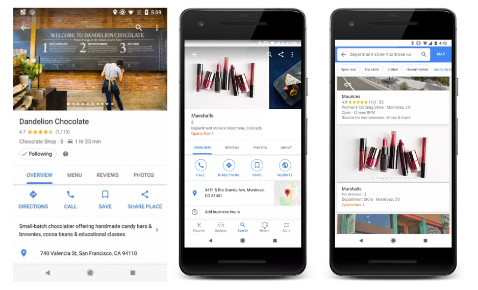 تطبيق Google Maps يُتيح لمُستخدميه مُتابعة المتاجر وعروضها من خلال تبويب For You