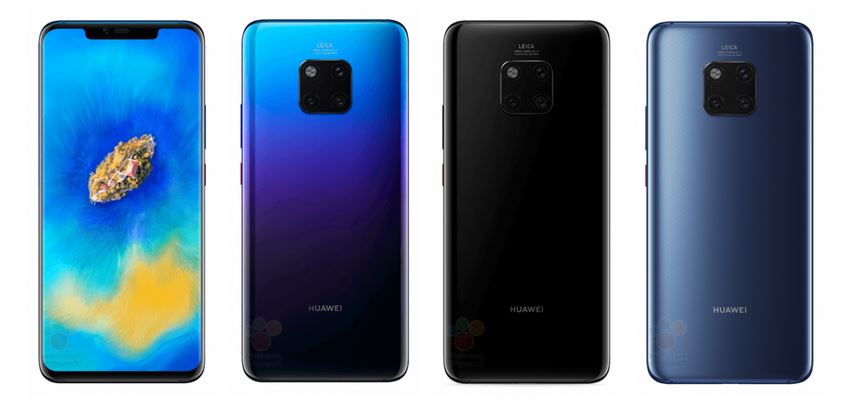 التسريبات المؤكدة لهاتفي هواوي Mate 20 و Mate 20 Pro قبل الإعلان الرسمي اليوم