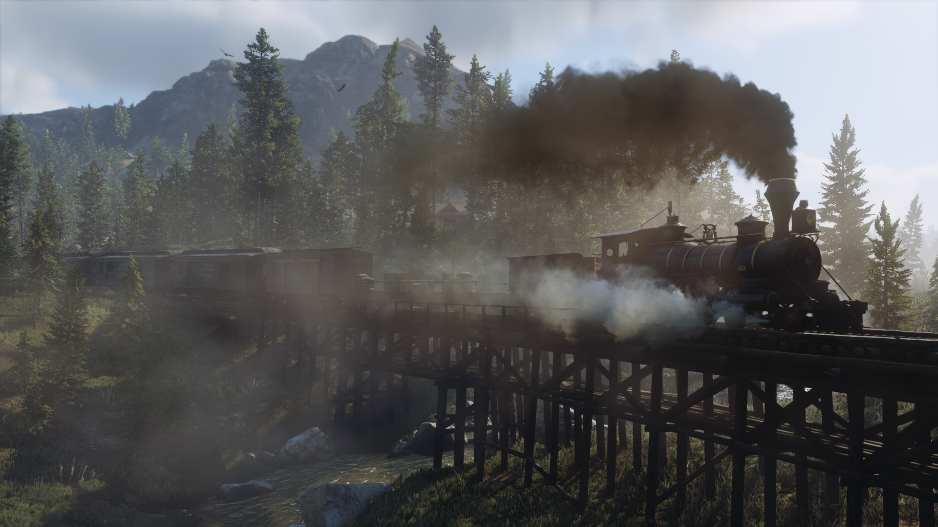 أين يمكنك إيجاد كنز Derailed Train في Red dead Redemption 2