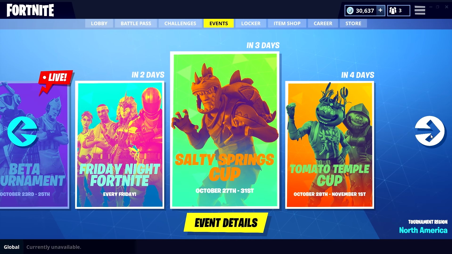 لعبة Fortnite ستتيح لك إمكانية التنافس فى دورات Tournaments للحصول على جوائز