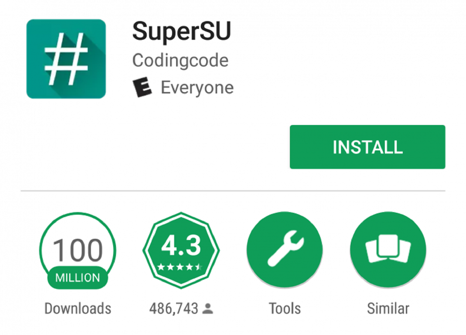 حذف SuperSU من متجر جوجل Play