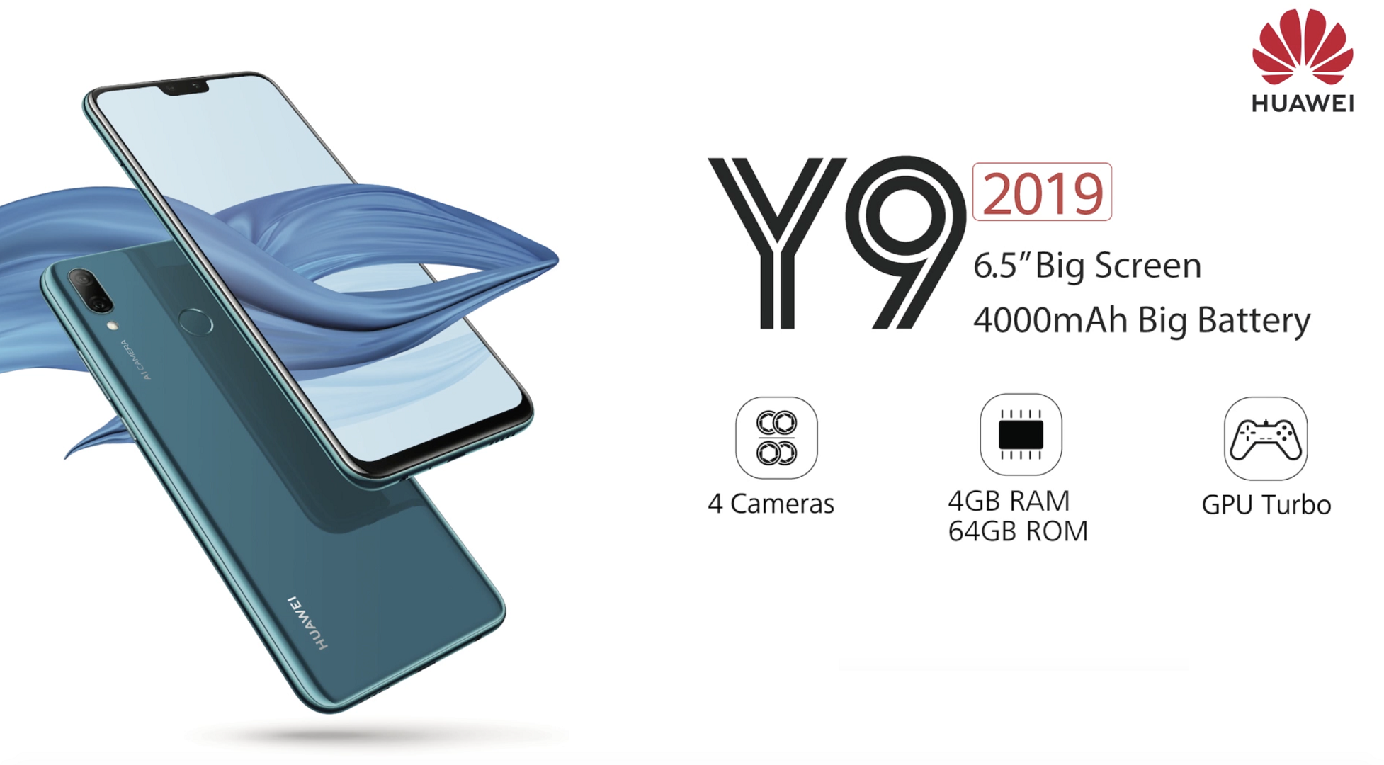 هواوي تعلن عن هاتفها الجديد Huawei Y9 2019