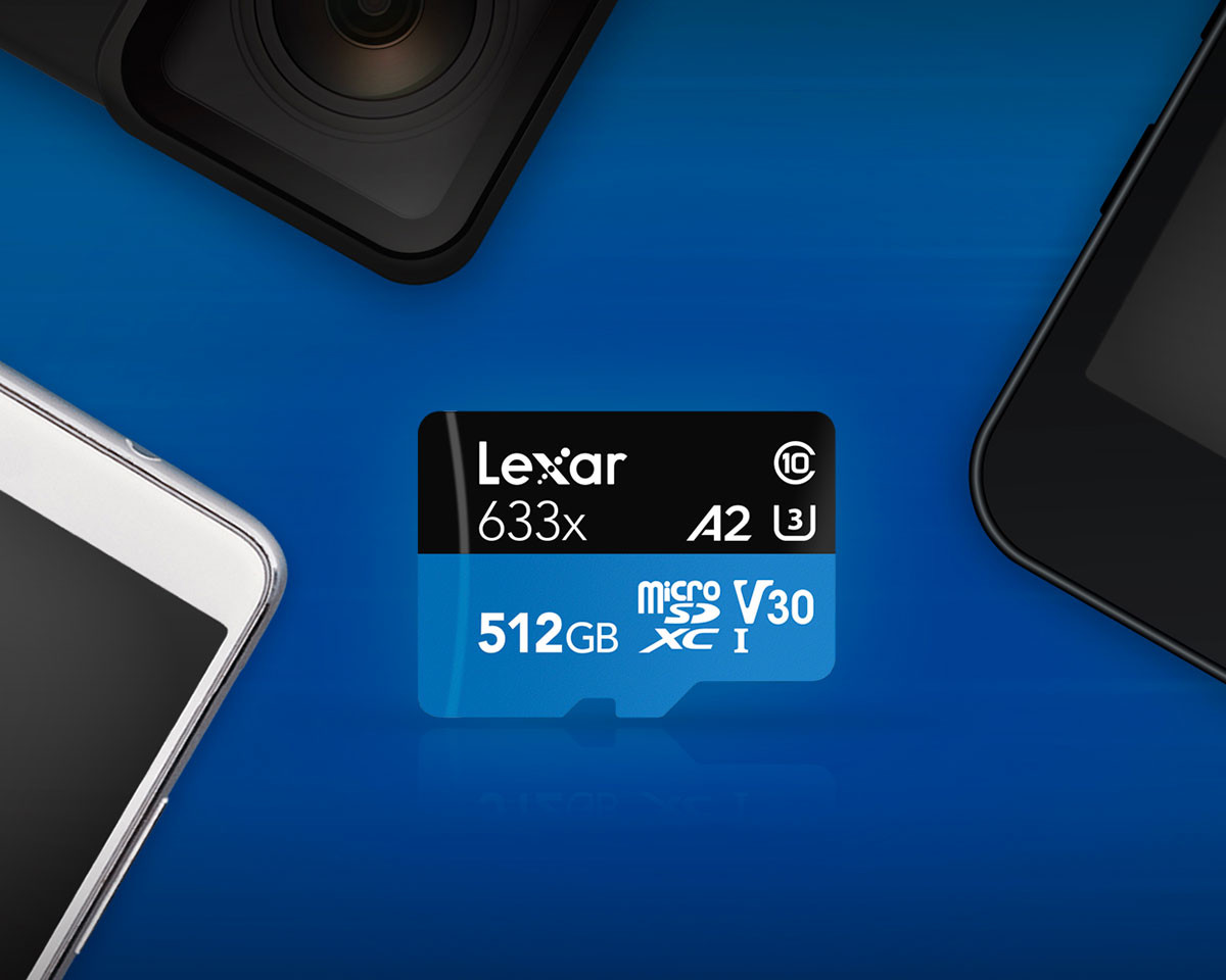 شركة Lexar تعلن عن أكبر بطاقة microSD في العالم من نوع A2