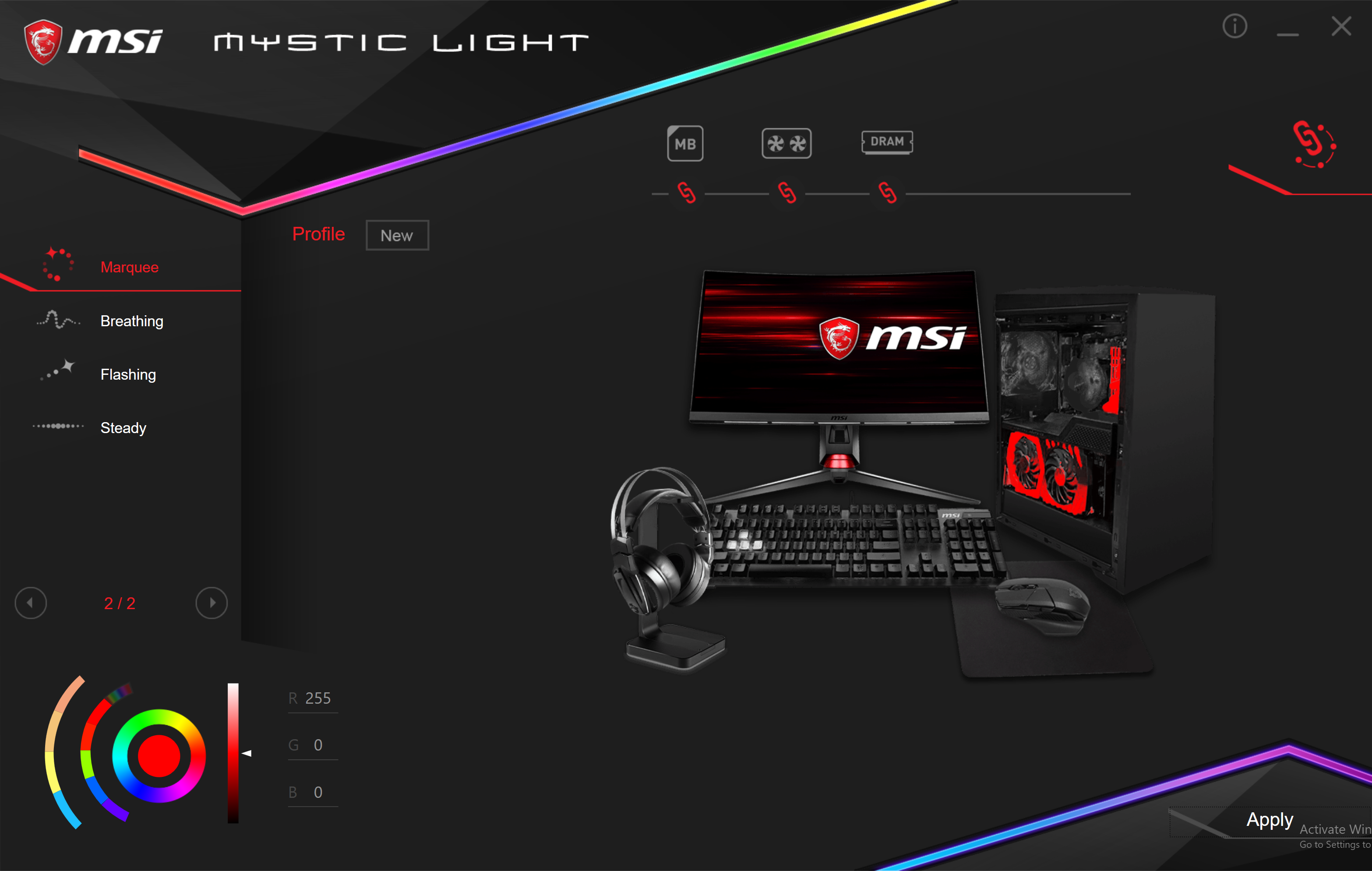 Пк бай. MSI Mystic Light 3. Mystic подсветка MSI. MSI Center Mystic Light. MSI Mystic Light sync.
