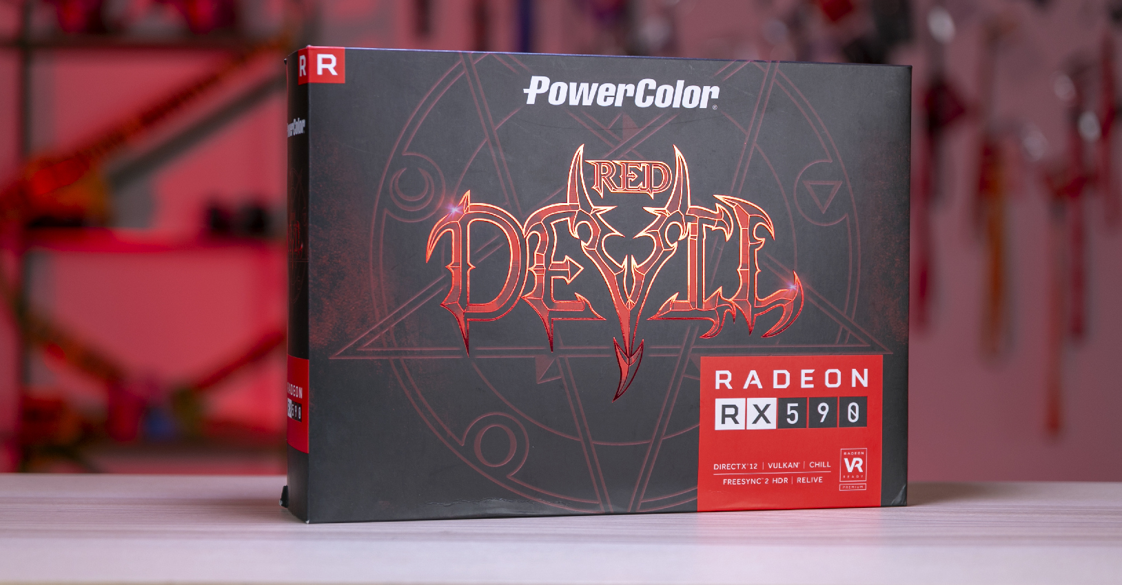 مراجعة البطاقة الرسومية PowerColor Radeon RX 590