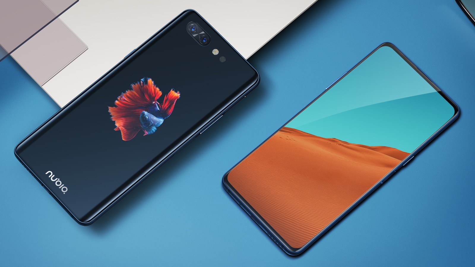 بشاشتين في جسم واحد ZTE تتغلب على النوتش في هاتفها الجديد ZTE Nubia X