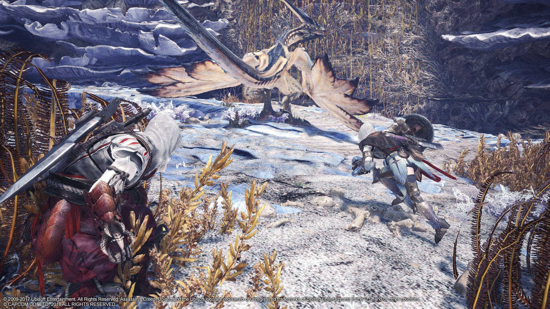 لعبة Monster Hunter: World تستقبل Ezio من Assassin's Creed في فعالية مشتركة بين اللعبتين