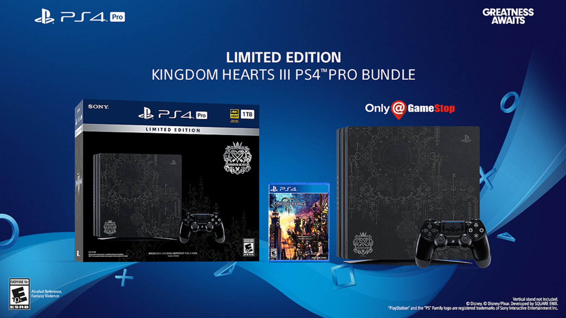 سوني تكشف عن حزمة خاصة من جهاز PS4 Pro مع لعُبة Kingdom Hearts 3