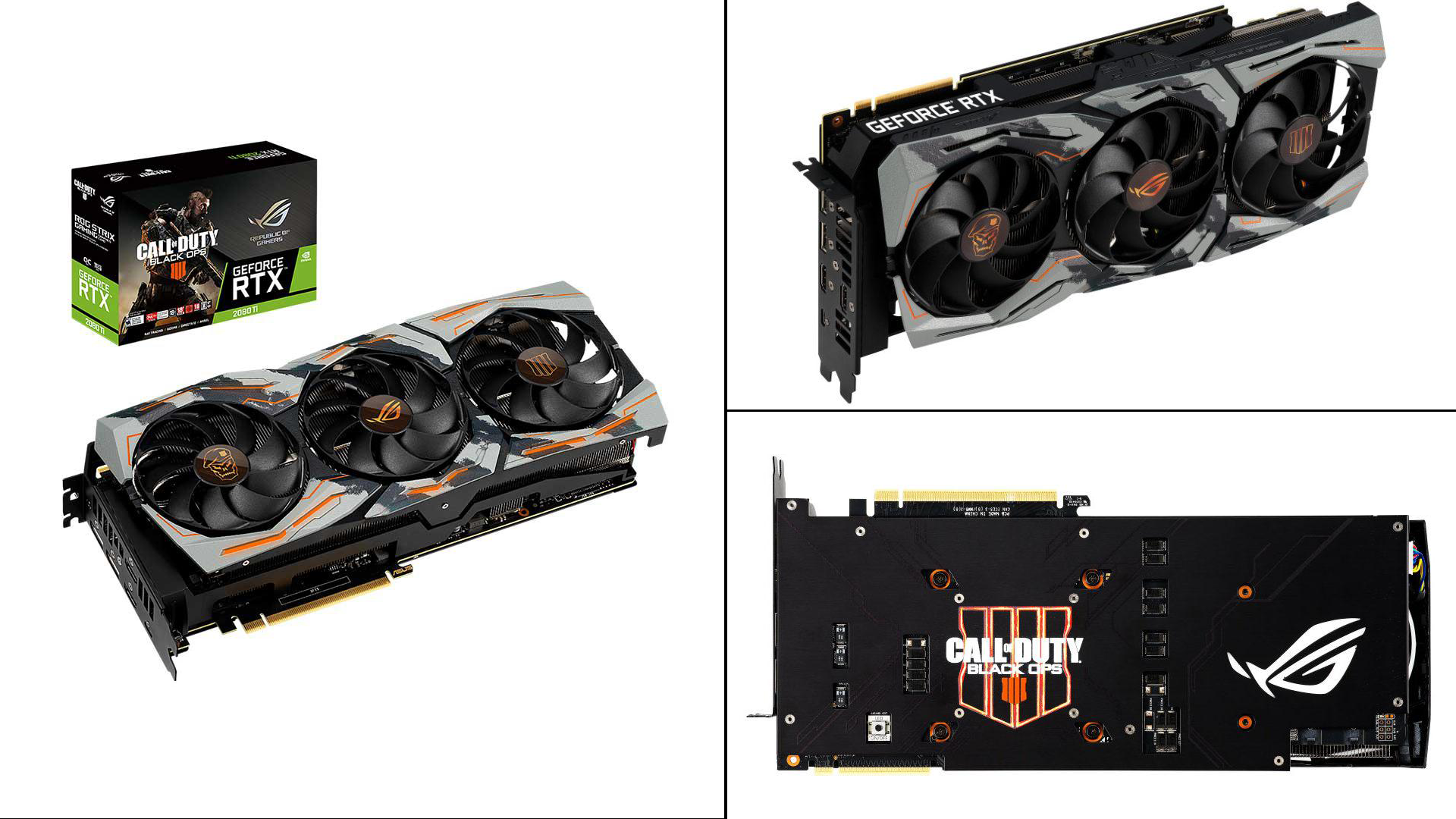 إطلاق بطاقة ASUS ROG Strix RTX 2080 Ti OC بإصدار خاص لمحبي لعبة COD: Black Ops 4