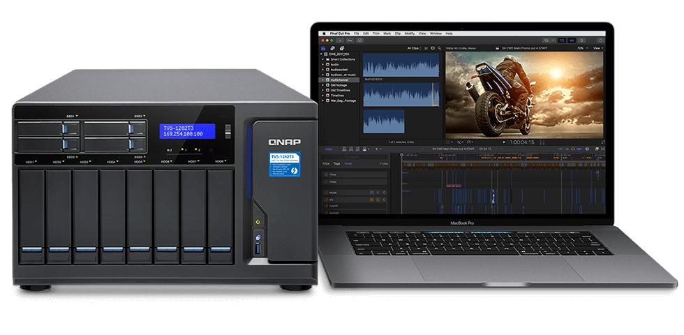 كيوناب تقدّم سلسلة NAS TVS-x72XT بدعم 10GbE و Thunderbolt 3