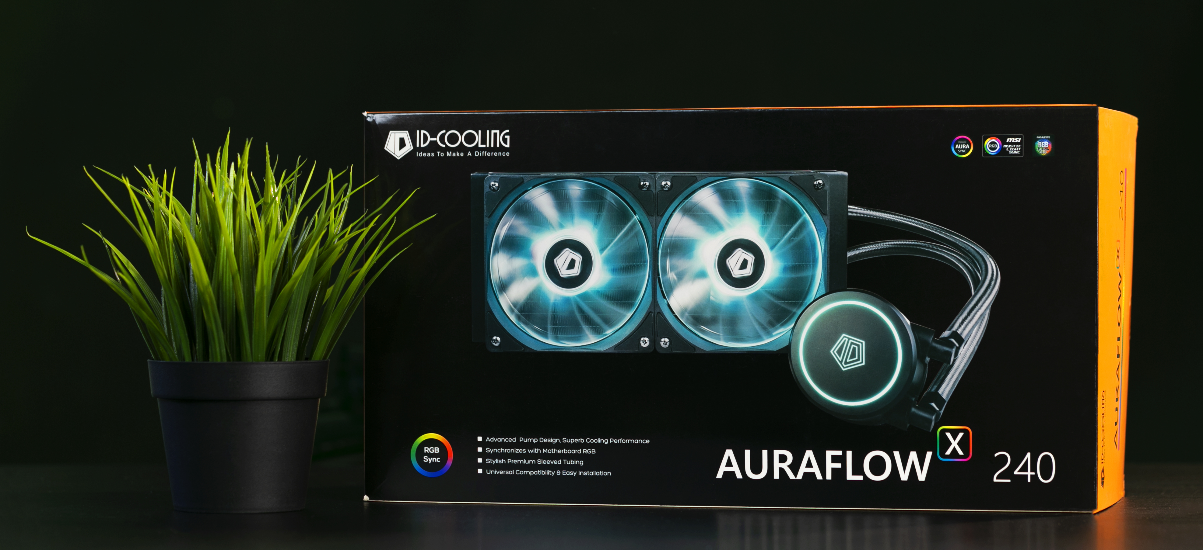 مراجعة المُبرد السائل ID Cooling Auraflow X 240 مع المراوح DF-12025-ARGB