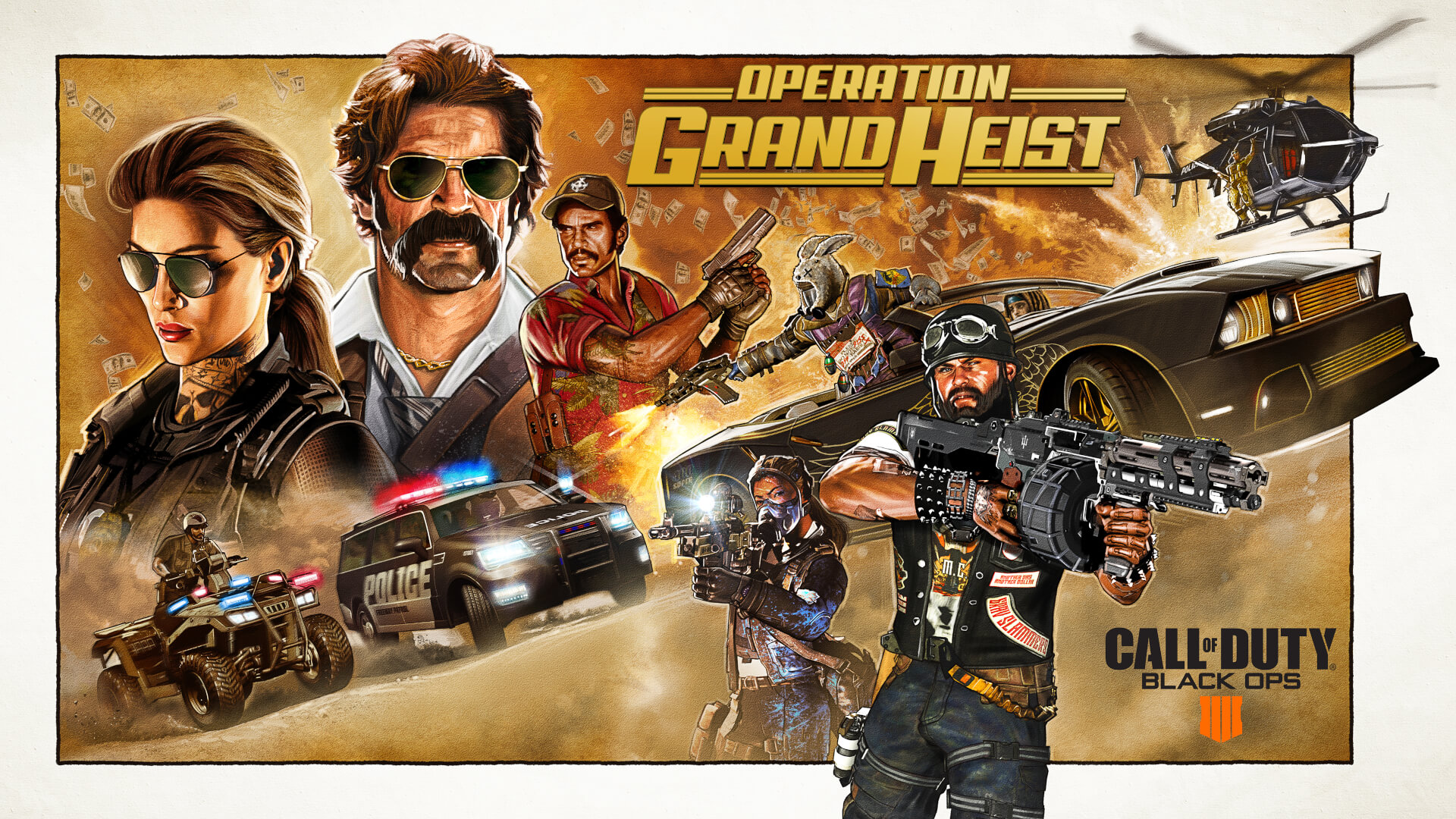 ستوديو Treyarch يعلن عن Operation heist لـ Black Ops 4 لتنطلق اليوم!