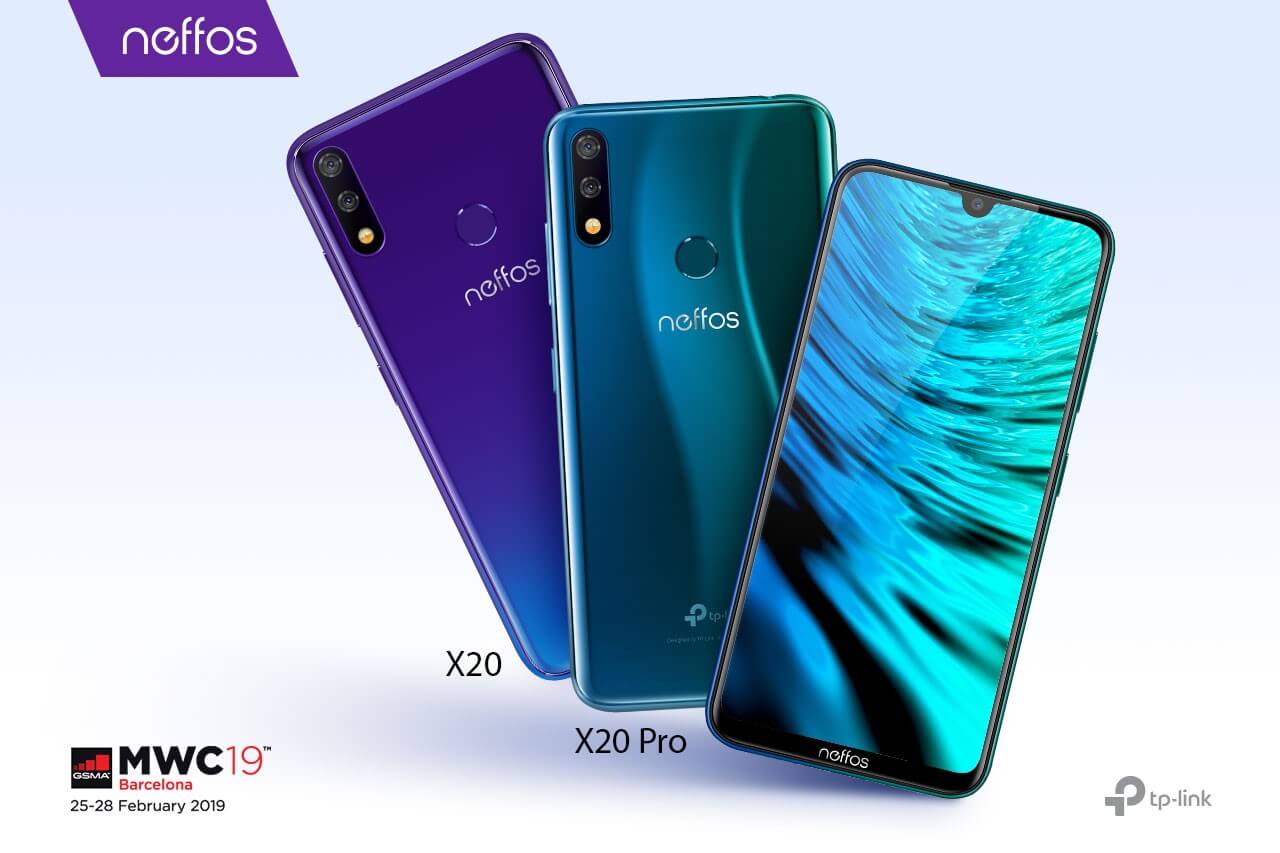 شركة Neffos التابعة إلى TP-Link تطلق هاتفي Neffos X20 و Neffos X20 Pro خلال MWC 2019