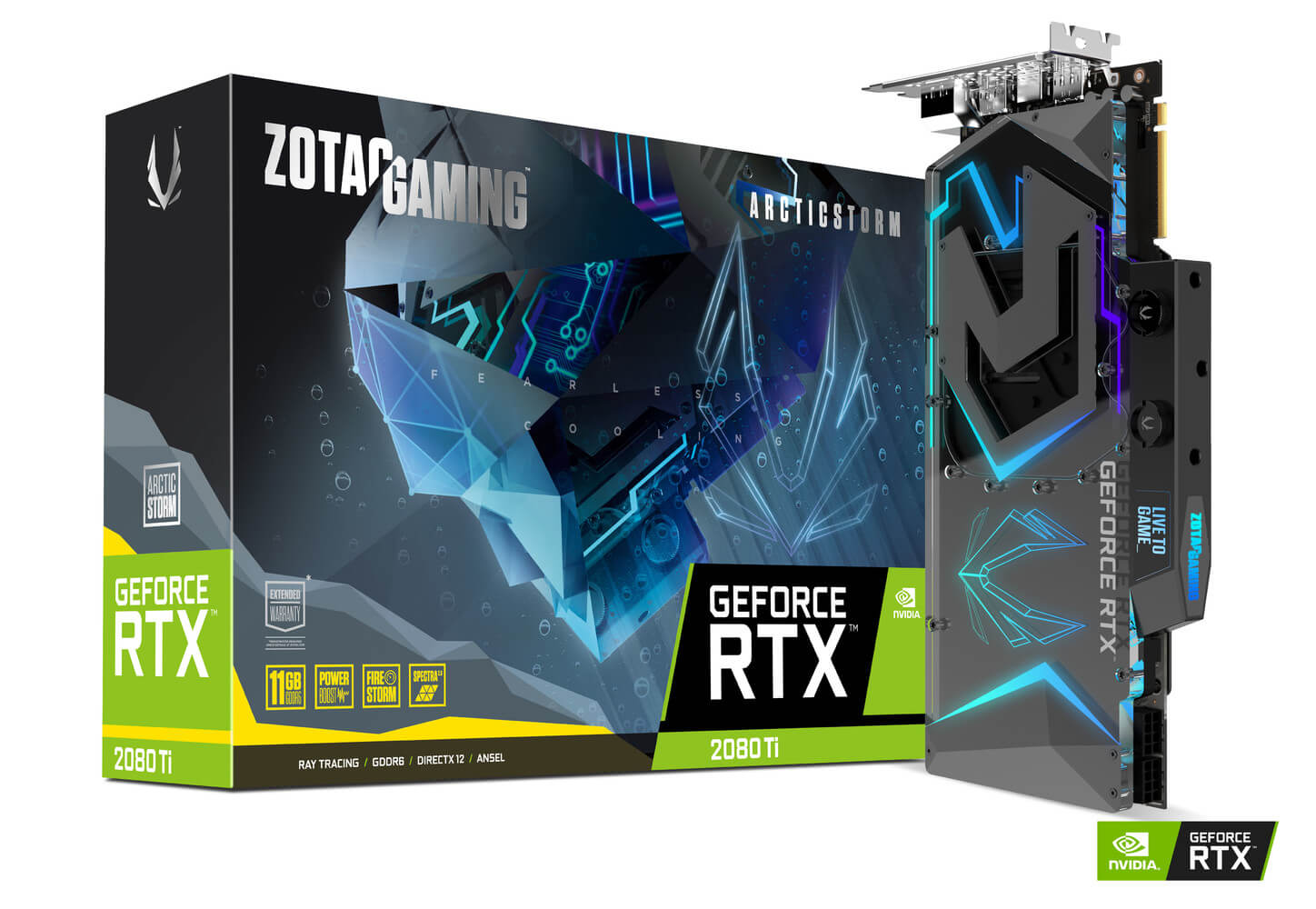 بطاقة ZOTAC GAMING GeForce RTX 2080 Ti ArcticStorm