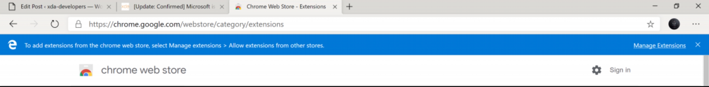 شاهد الصور الأولى المسربة لمتصفح مايكروسوفت الجديد المبني على نواة متصفح Chrome