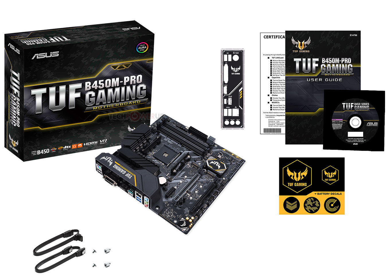 ASUS تطرح لوحة TUF B450M-Pro Gaming.. تعرف عليها