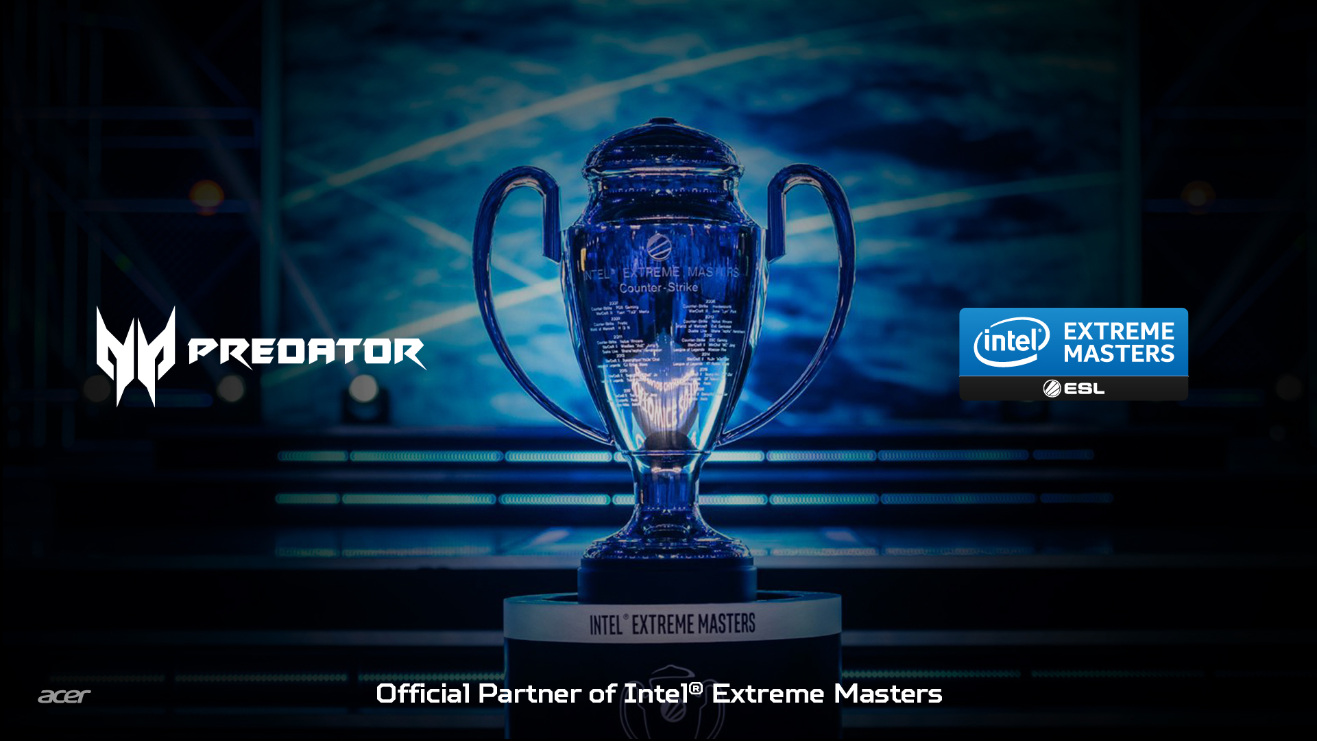 شركة ESL تعلن عن تمديد شراكتها مع آيسر في منافسات Intel Extreme Masters