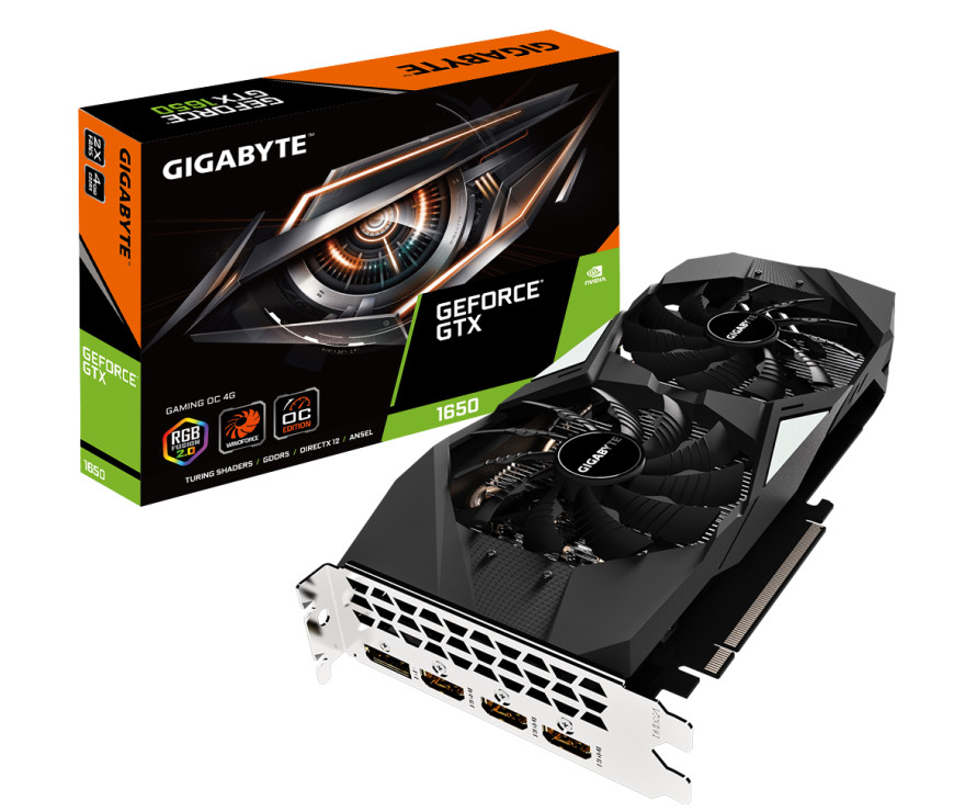 GIGABYTE تكشف عن أربع بطاقات GTX 1650 جديدة