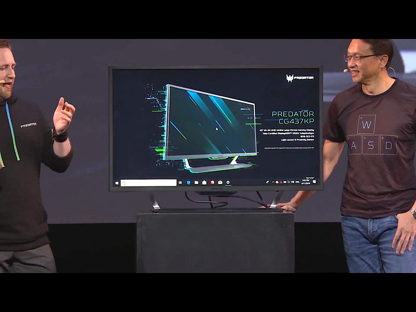 Acer تكشف عن شاشة Predator CG437KP بدقة 4K وتردد 144Hz