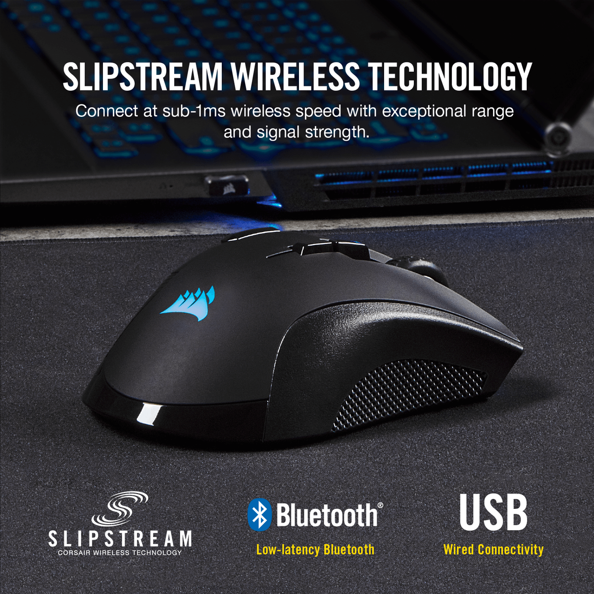 وحش جديد في عالم الماوس اللاسلكي المخصص للاعبين مع Corsair IRONCLAW RGB
