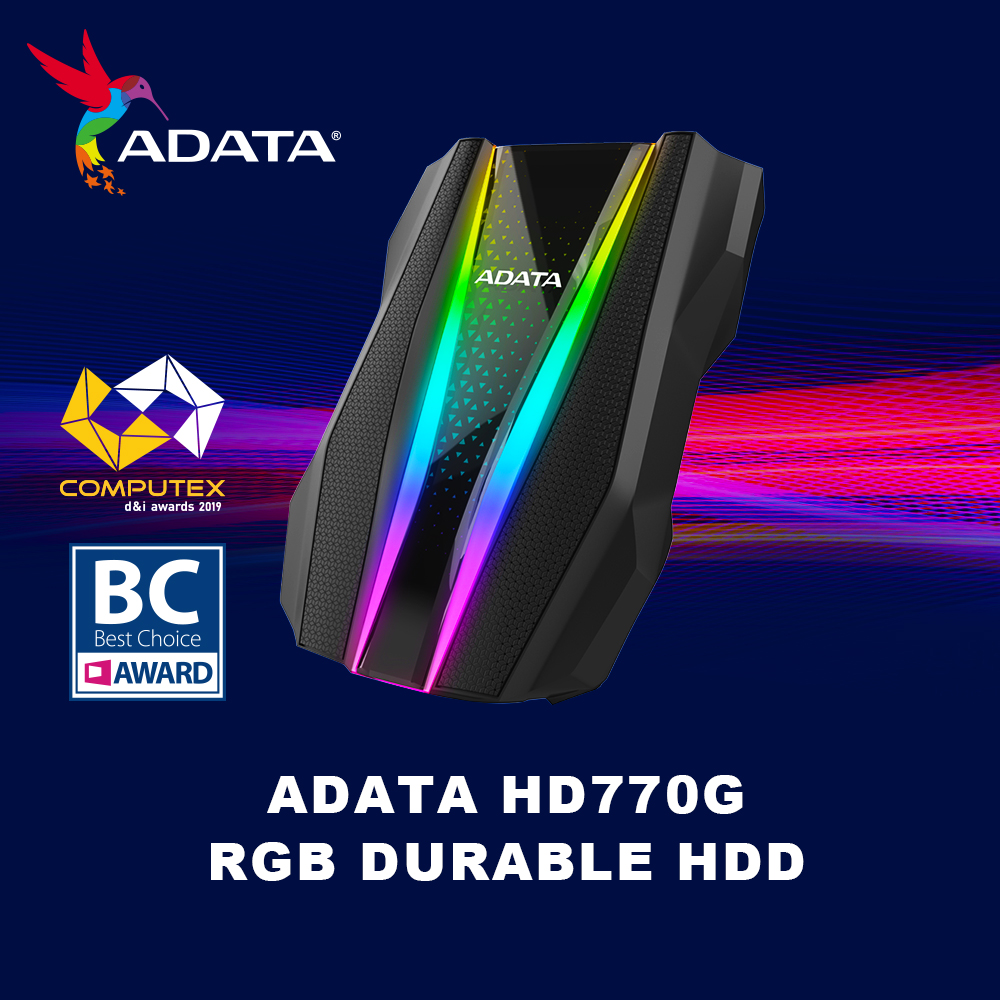 معرض Computex19: قرص ADATA HD770G/SE800 SSD يحصلان على جائزة Computex d&i