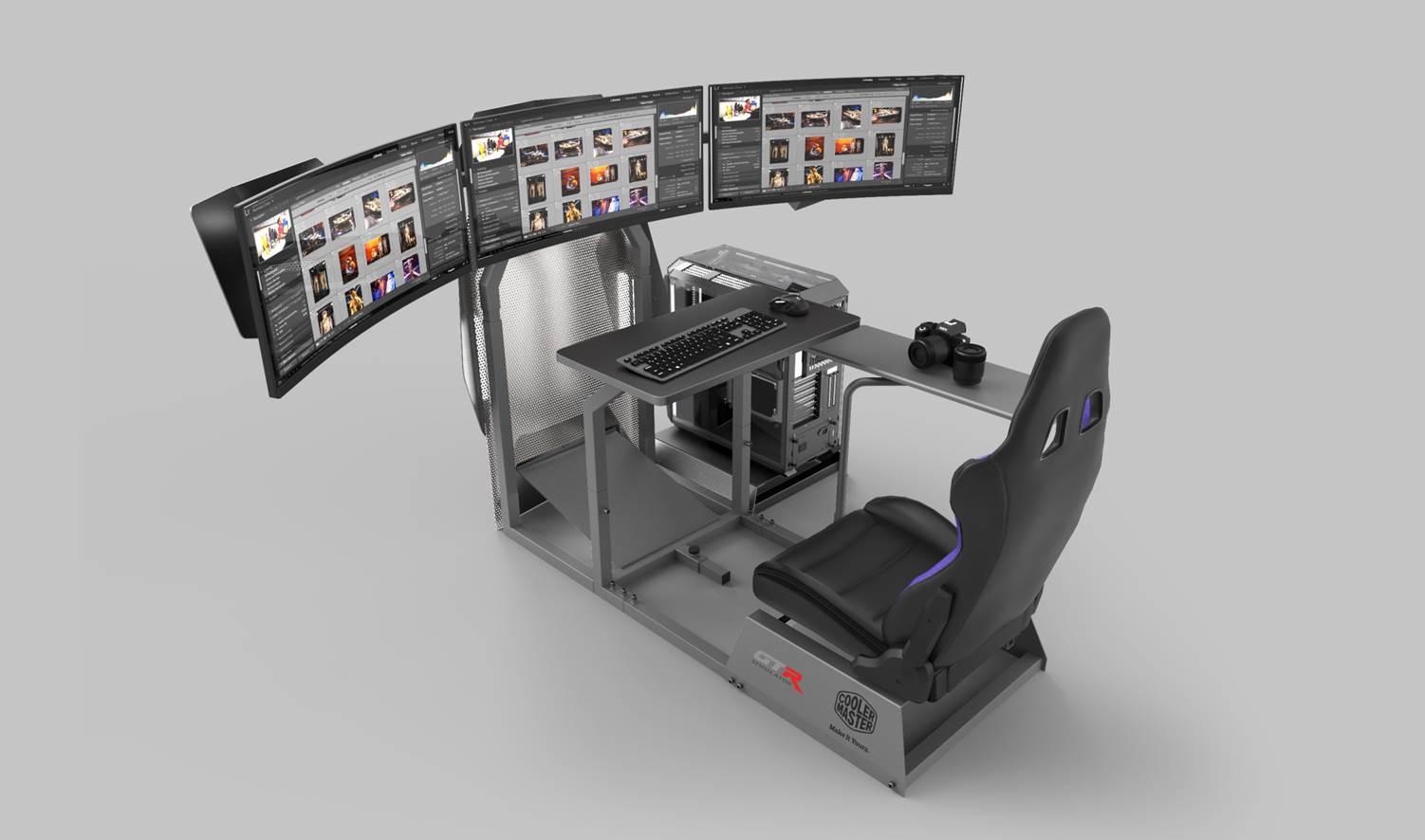 معرض Computex19: كشف النقاب عن جهاز محاكاة السباقات GTA-F Cooler Master Edition