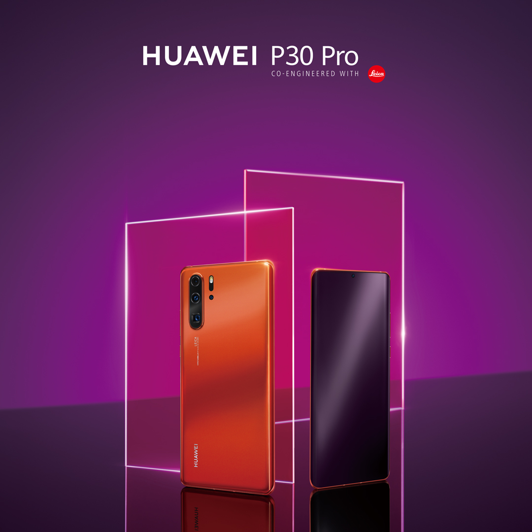 Huawei P30 Pro Amber sunrise 1080x1080 Front&Back