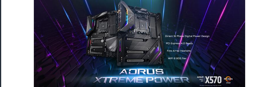 معرض Computex19: جيجابايت تطلق لوحات X570 AORUS مع دعم PCIe 4.0