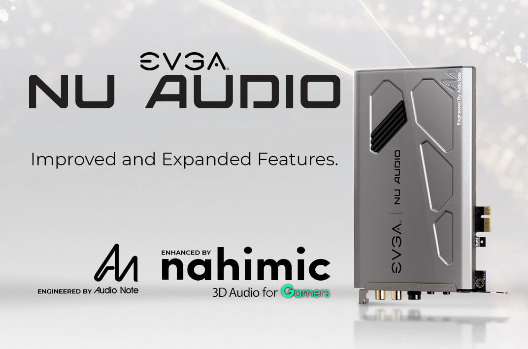 معرض Computex19: شركة EVGA تقدم برنامج Nahimic 3D لبطاقة الصوت NU