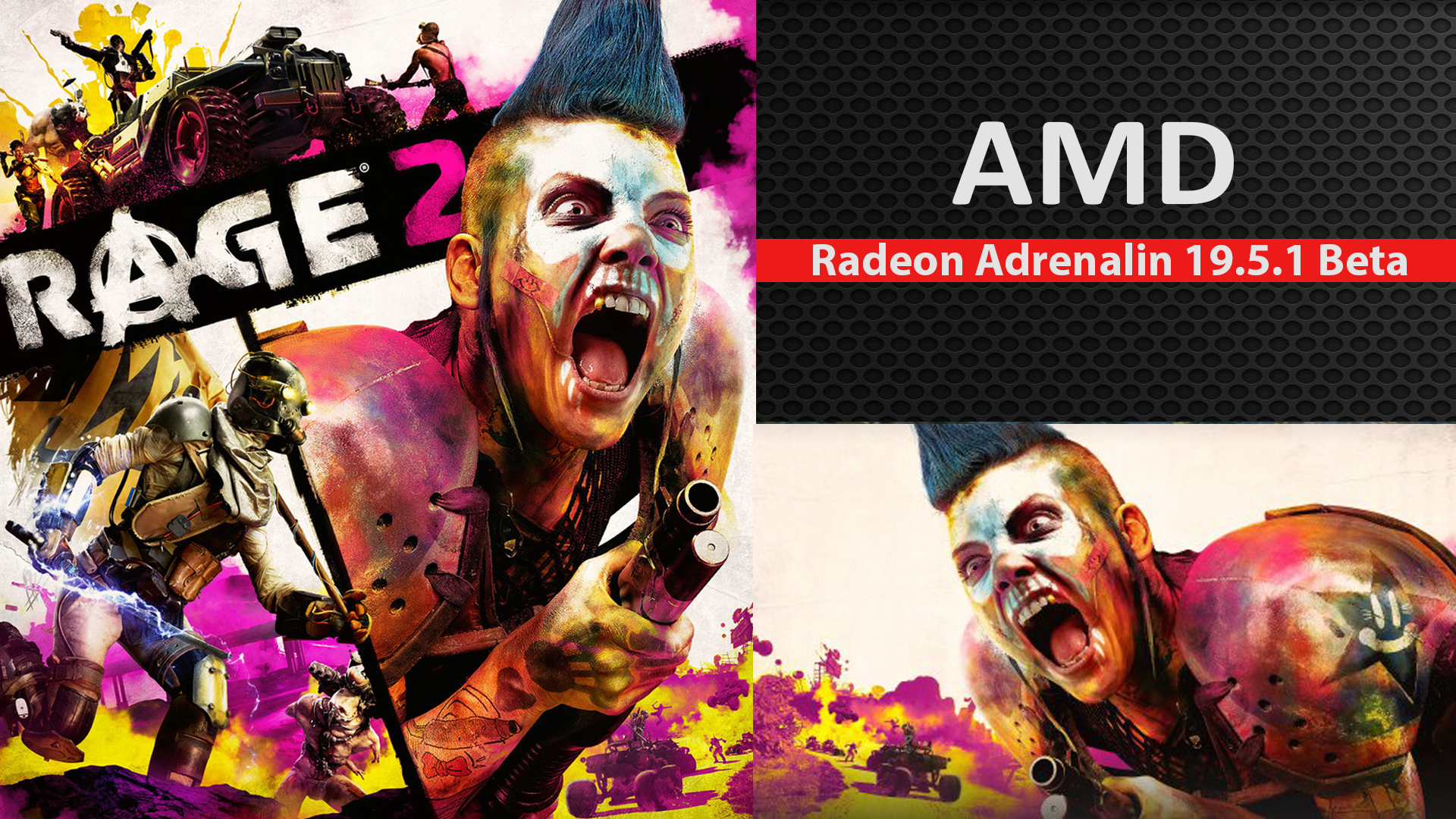 إطلاق تعريف AMD Adrenalin 19.5.1 Beta الداعم للعبة RAGE 2