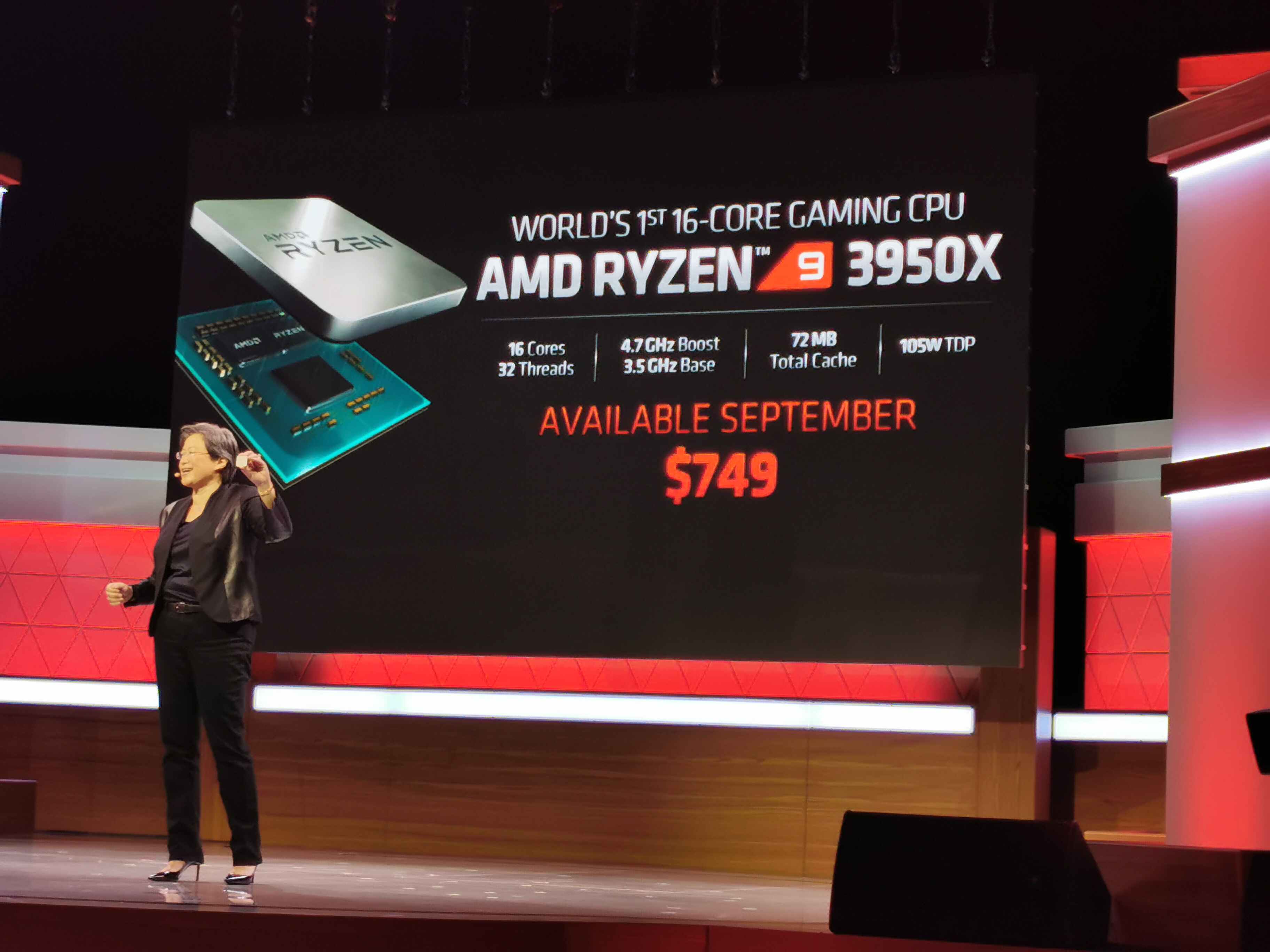 ليزا سو تعلن عن عائلة معالجات Ryzen 3000 بقيادة المدمر R9 3950X صاحب 16 نواة!